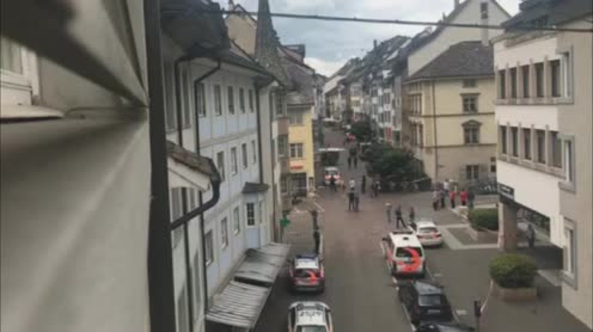 Switzerland: 5 injured in Schaffhausen chainsaw attack, police lockdown old town