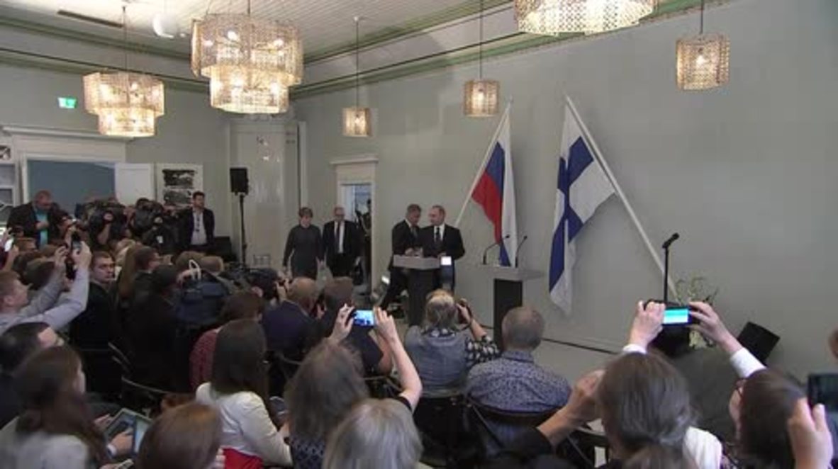 Finland: 'Good neighbours' Putin and Pres. Niinisto honour 100 years of Finnish independence