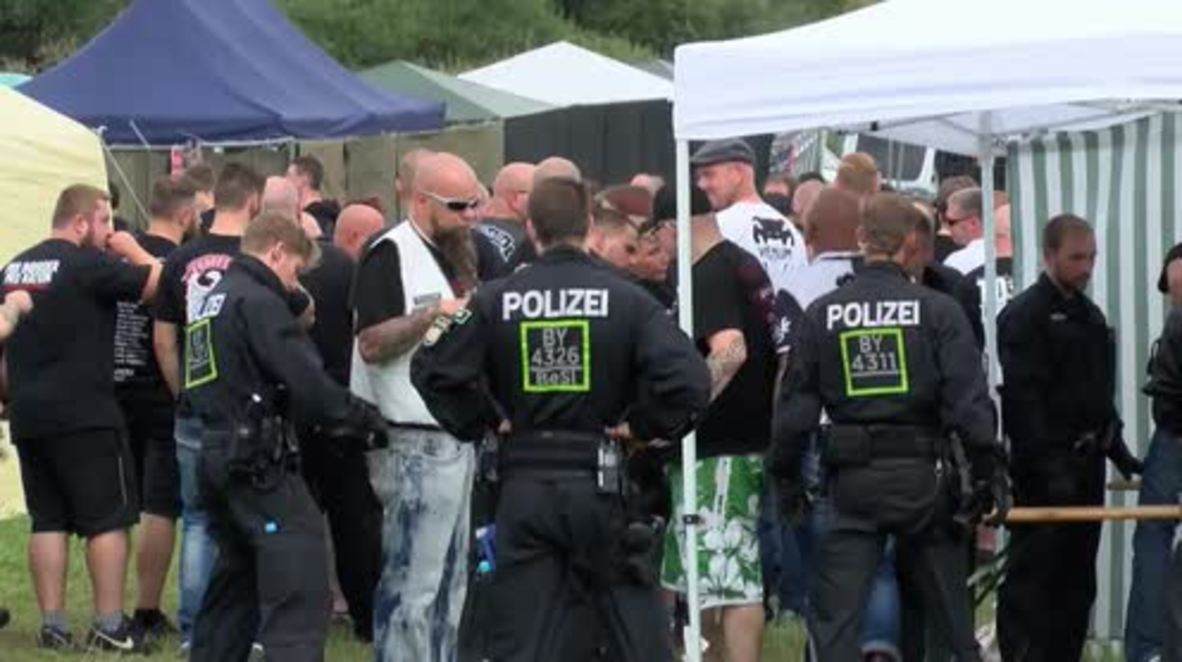 Germany: Far-right festival 'Rock for Identity' met with counter protests in Themar