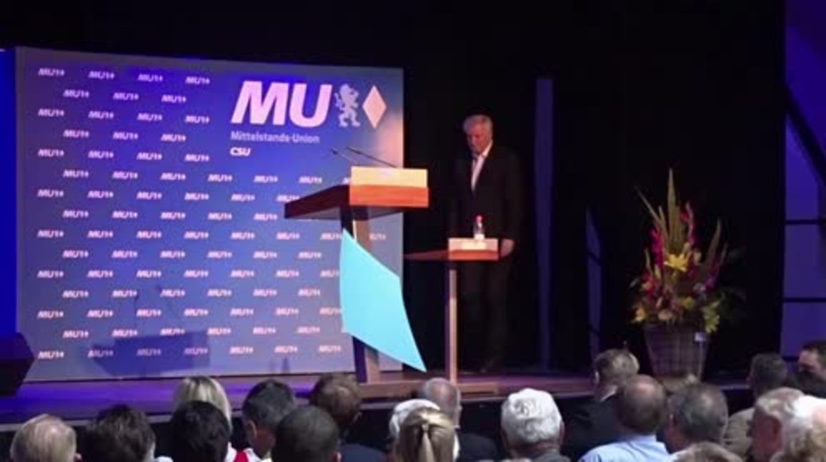 Germany: 'Merkel is the leader of the free world' - Seehofer