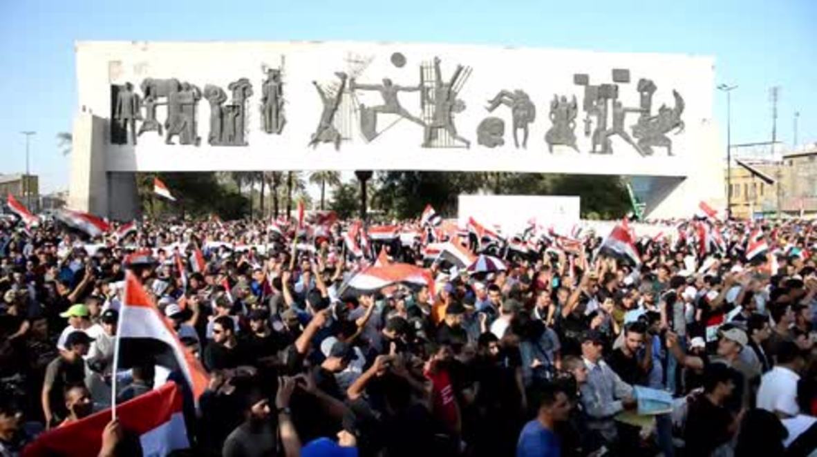Iraq: Thousands rally in Baghdad as cleric calls for army takeover of Shia paramilitary
