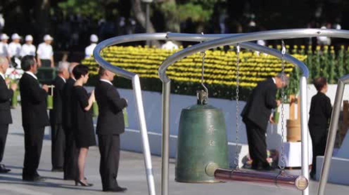 Japan: Abe joins memorial for anniversary of Hiroshima bombing