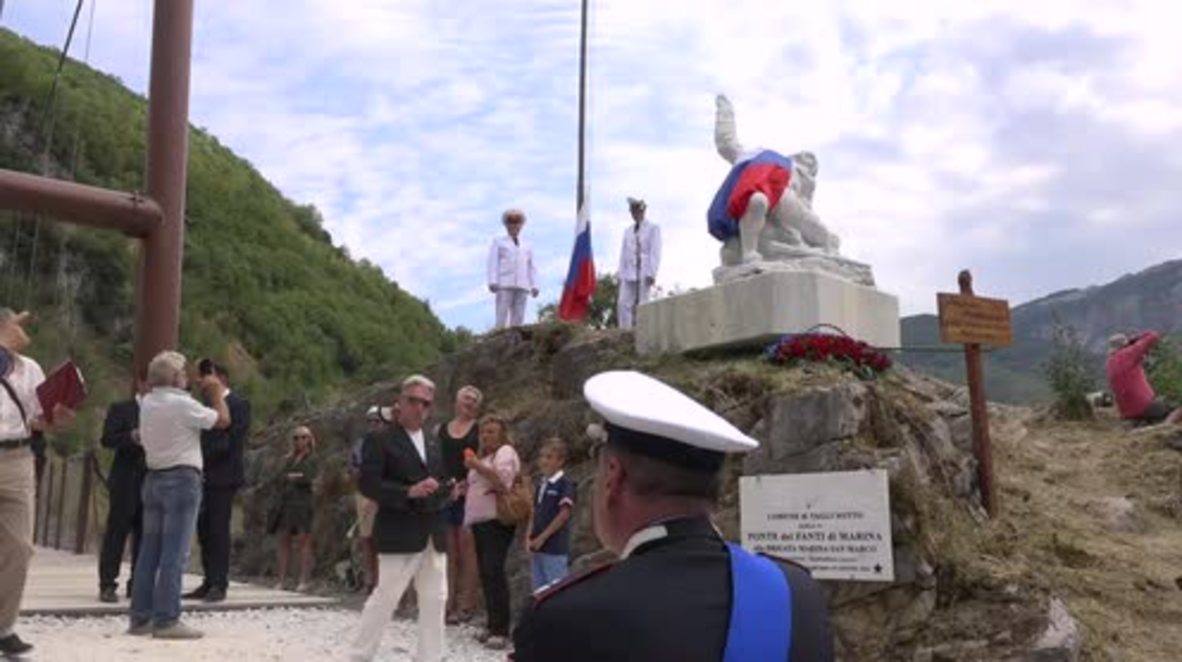 Italy: Monument to Russian officer killed in Palmyra unveiled in Vagli Sotto