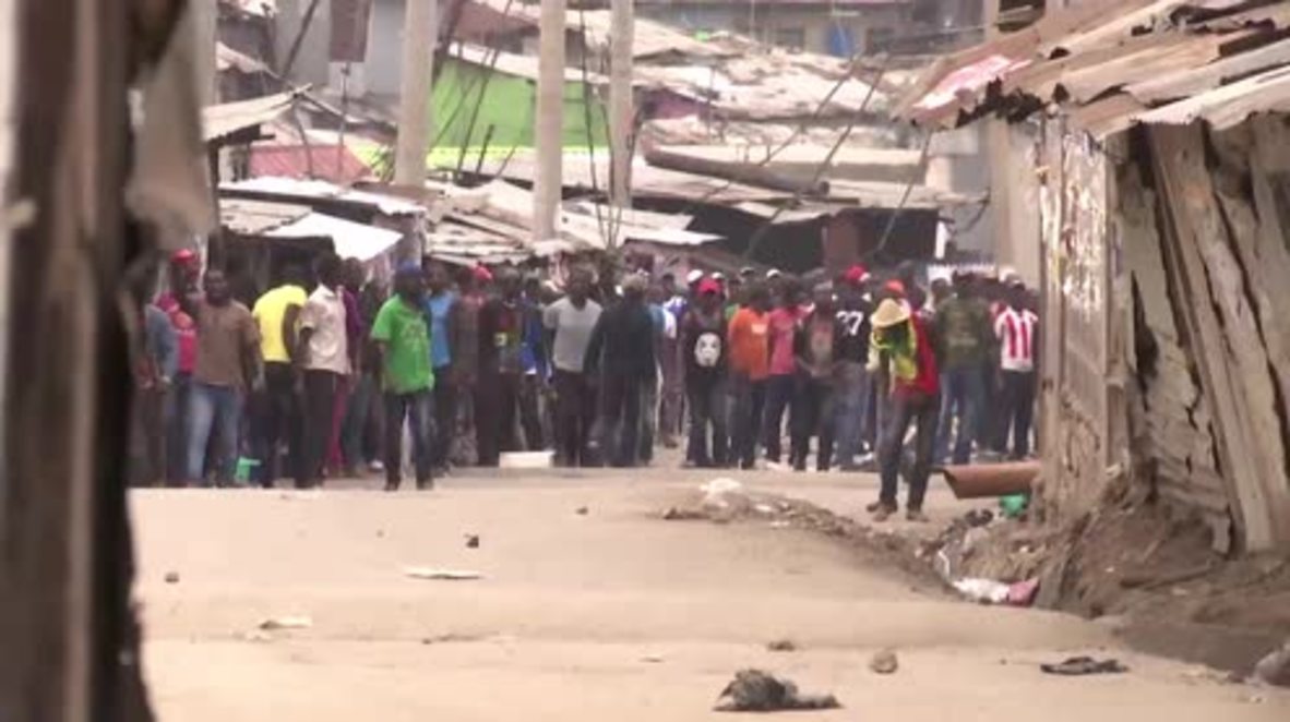 Kenya: Tear gas deployed as Nairobi residents protest election