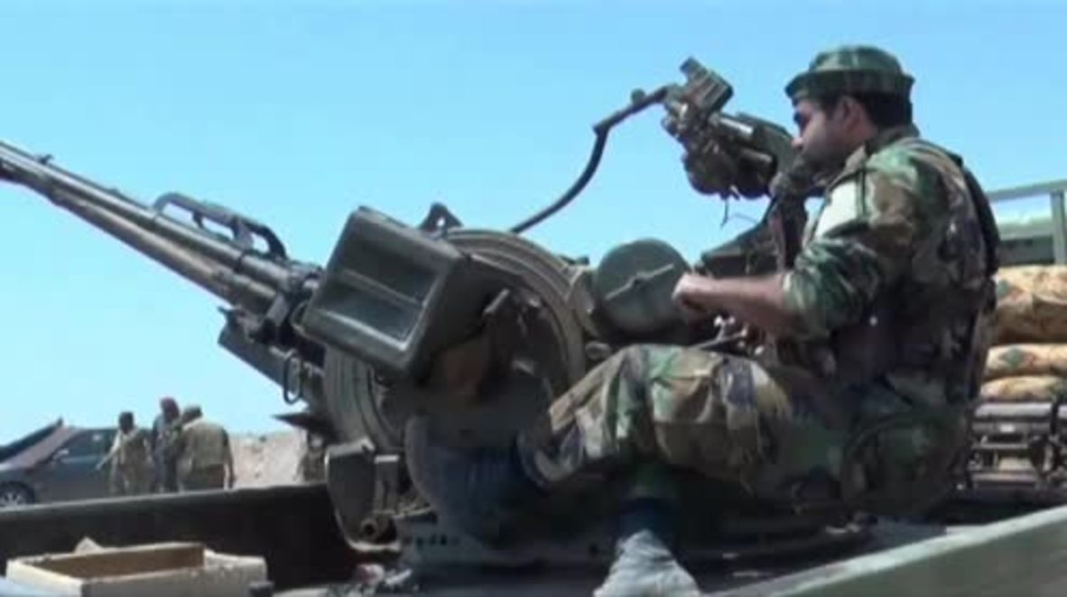 Syria: Govt. forces make gains on southwestern border with Jordan *EXCLUSIVE*