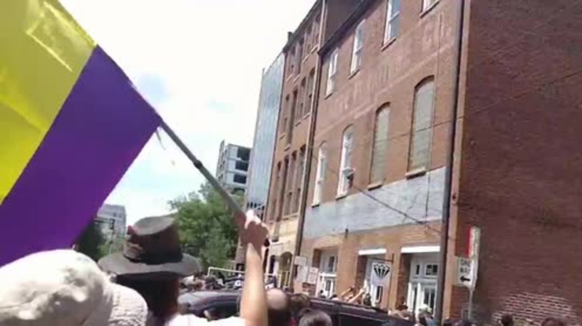 USA: Dozens injured as car rams into counter-protesters at Charlottesville alt-right rally
