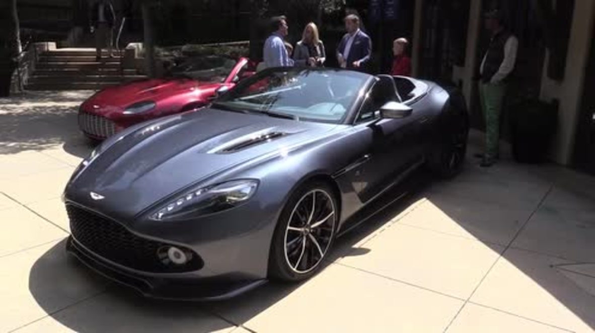 USA: Aston Martin drops the new Vanquish Zagato at Cali car show