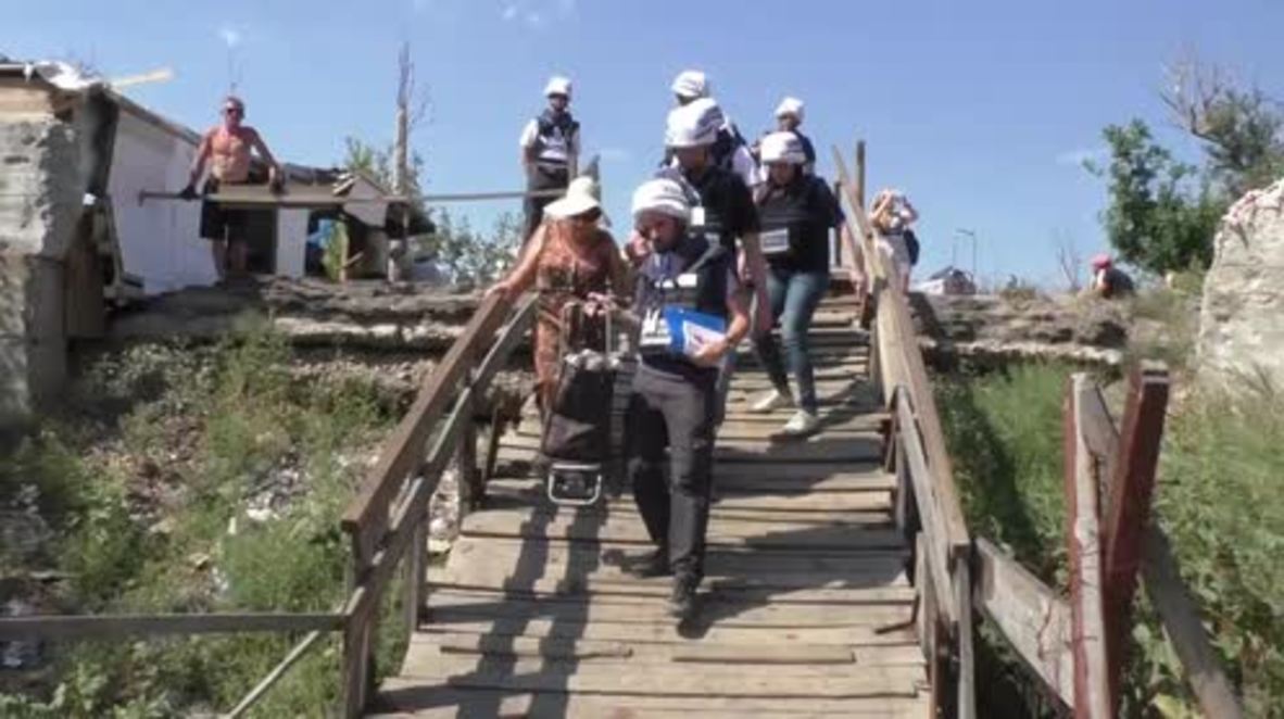 Ukraine: OSCE deploys 24 hour monitors to forward patrol base at Stanytsia Luhanska
