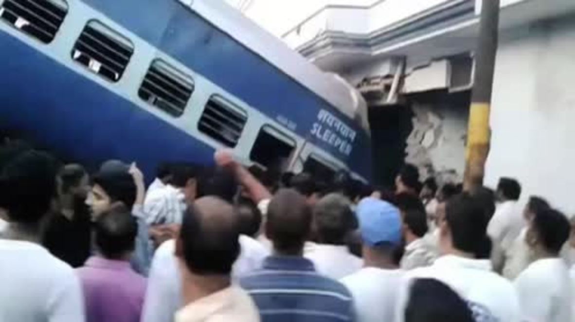 India: Rescue operation underway in Uttar Pradesh after train derailment