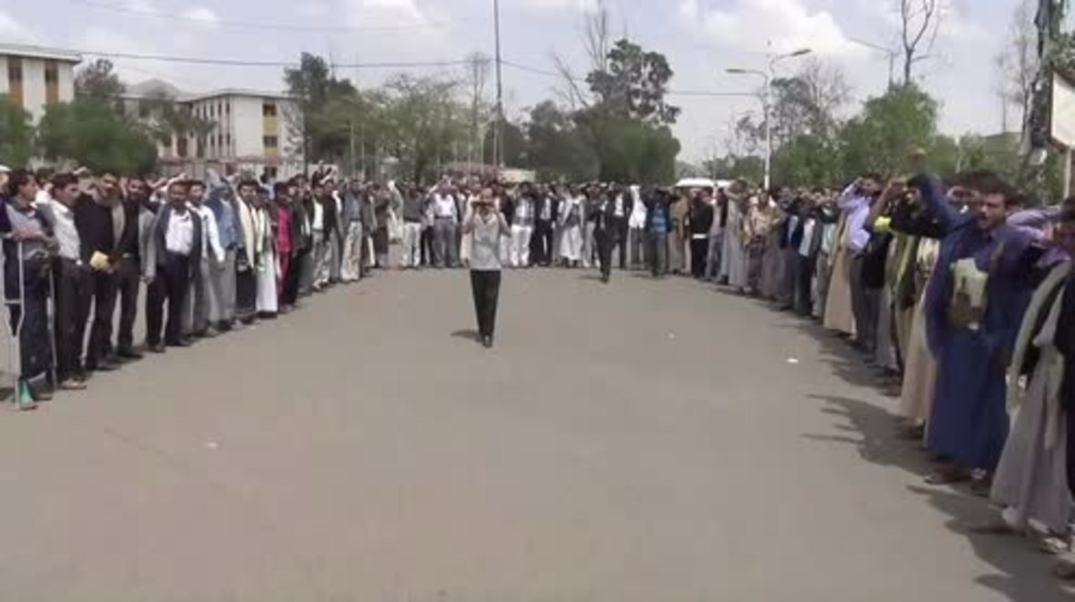 Yemen: Students and academics protest arrival of foreign military forces