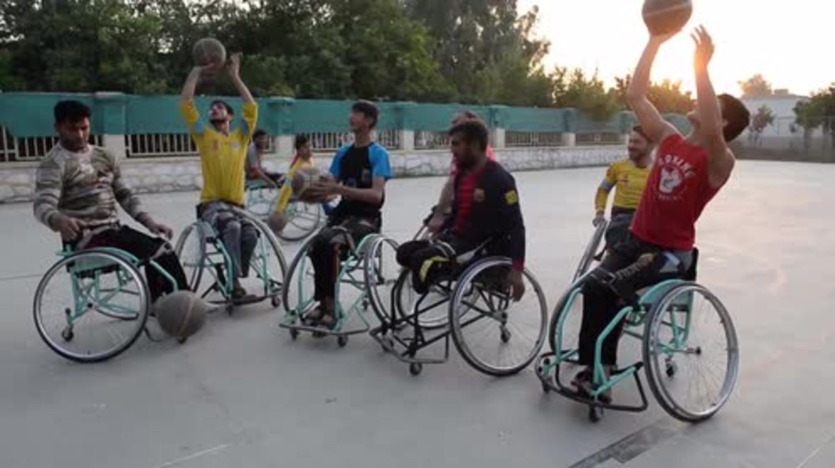 Afghani amputee wheelchair-basketball players dream of international glory *EXCLUSIVE*