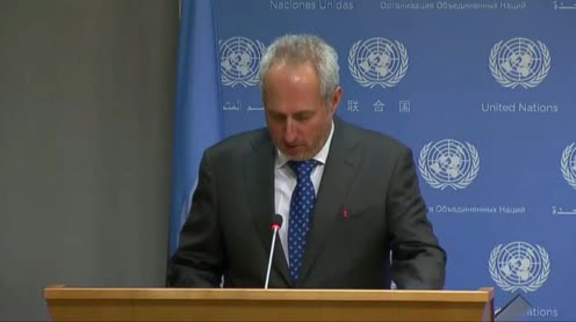 UN: Alleged coalition airstrike on Raqqa's civilians condemned by UN spokesperson