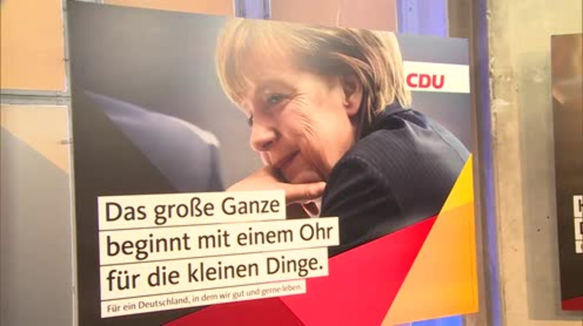 Germany: CDU presents 'second wave' of campaign posters and TV spot