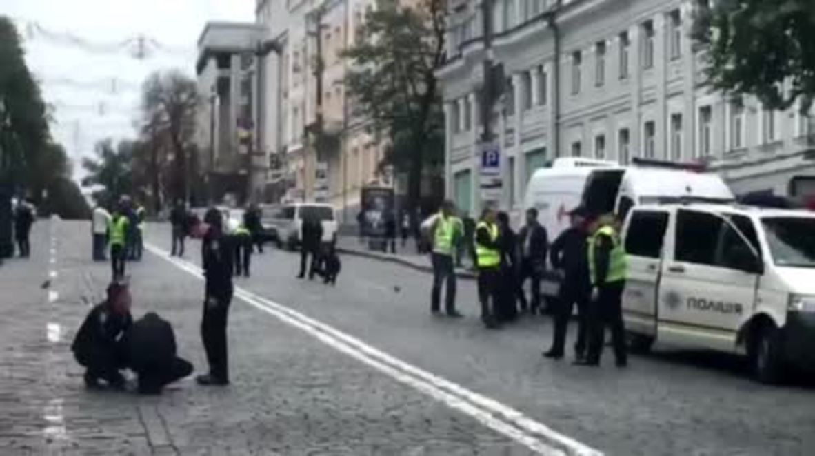 Ukraine: 2 injured as Independence Day explosion rocks central Kiev