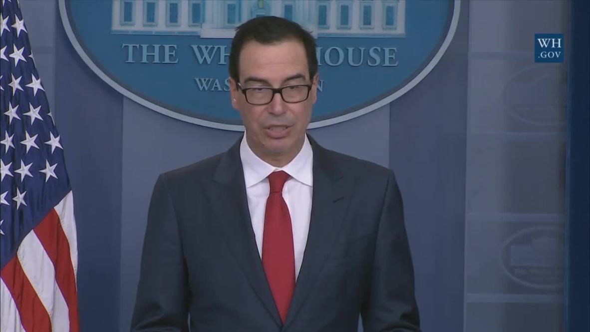 USA: New Venezuelan sanctions show 'condemnation of tyranny and dictatorship' - Mnuchin