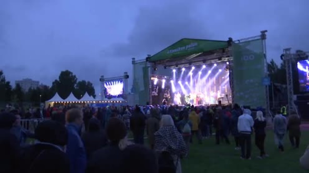 'Let there be rock!' - Air guitar championship takes place in Oulu, Finland