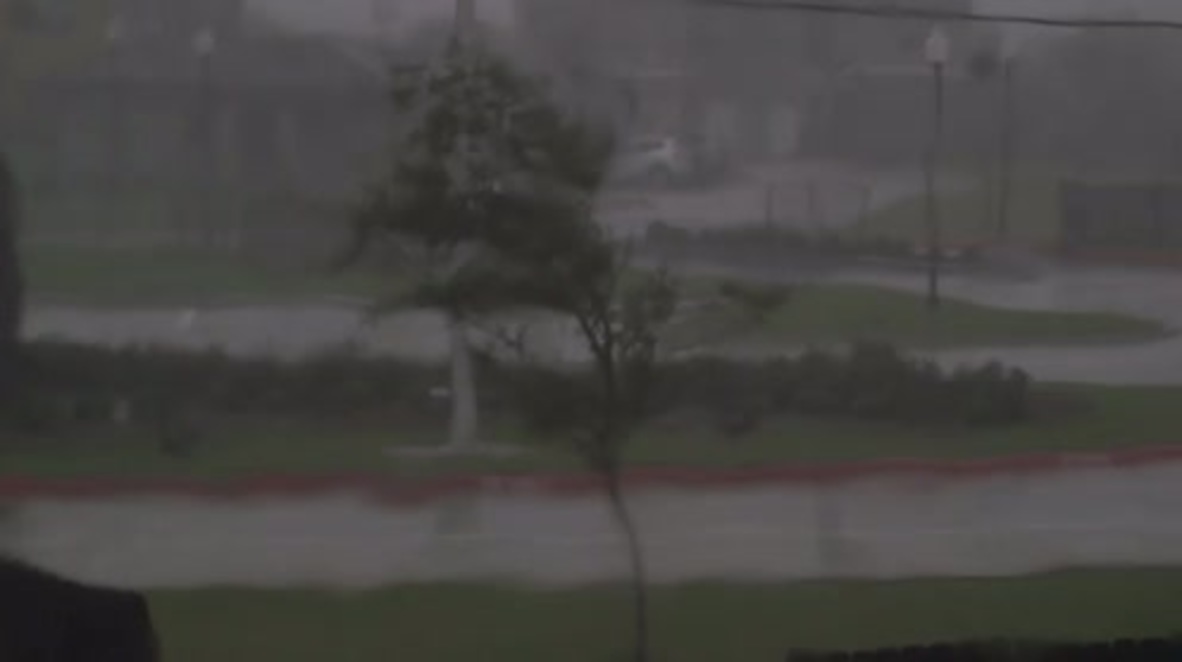 USA: Hurricane Harvey smashes into Texas