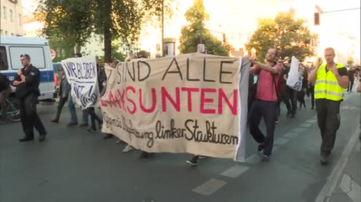Germany: Activists protest left-wing Indymedia website ban in Berlin