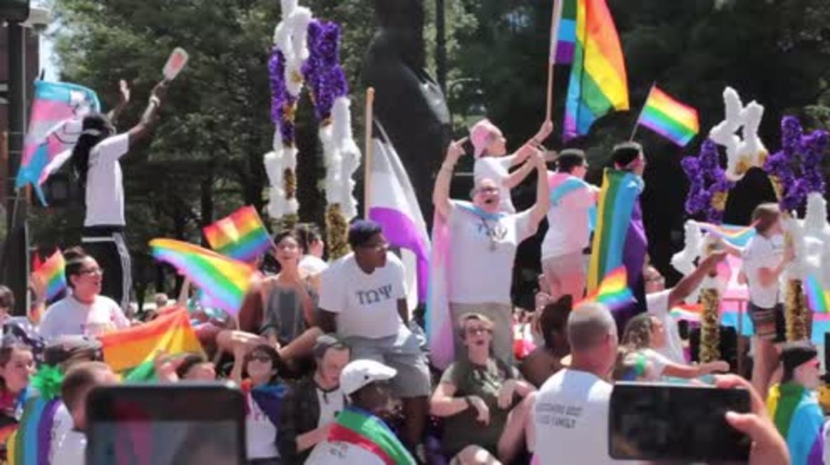 USA: LGBTQ Trump supporters hold 'Deplorable Pride' in Charlotte
