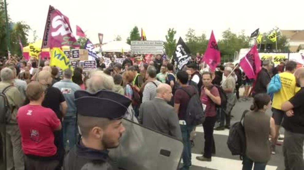 France: Protesters rally against MEDEF's demands ahead of Macron's labour reforms