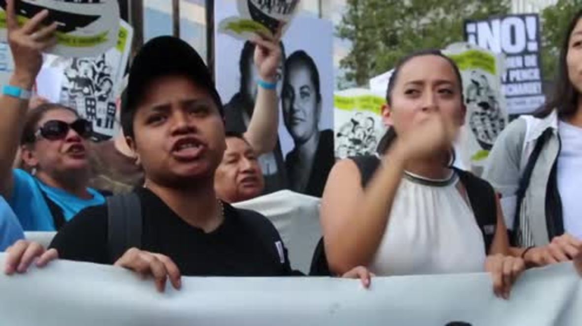 USA: New Yorkers march in defence of DACA