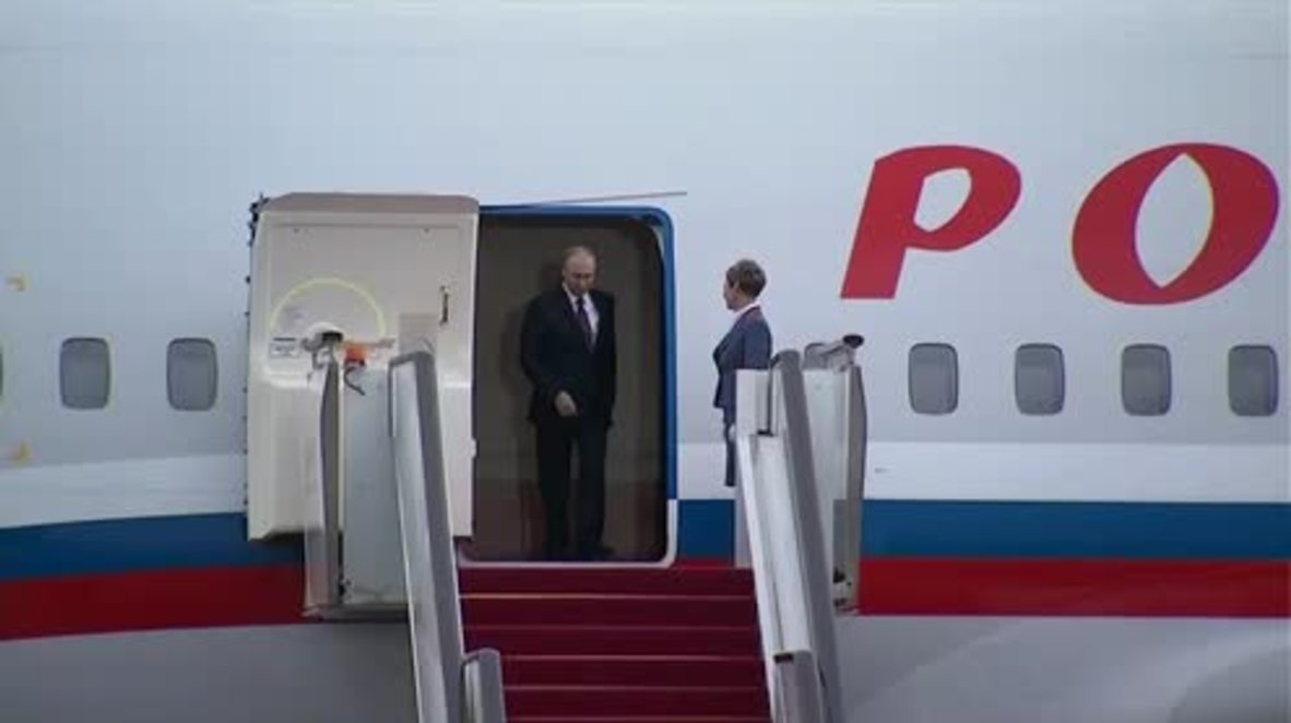 China: Putin touches down in Xiamen for 9th BRICS summit