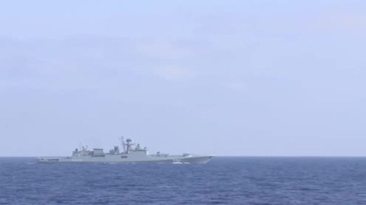 Mediterranean Sea: Russian frigate fires Kalibr missiles at IS positions in battle for Deir ez-Zor