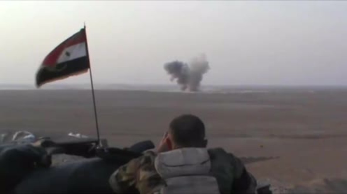 Syria: See SAA soldiers embrace after finally breaking IS siege of Deir ez-Zor *EXCLUSIVE*