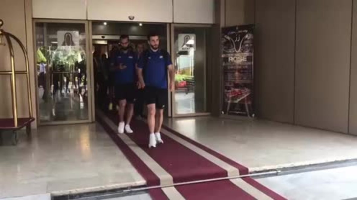 Iran: Syria team arrive ahead of 2-2 World Cup qualifier vs. Iran