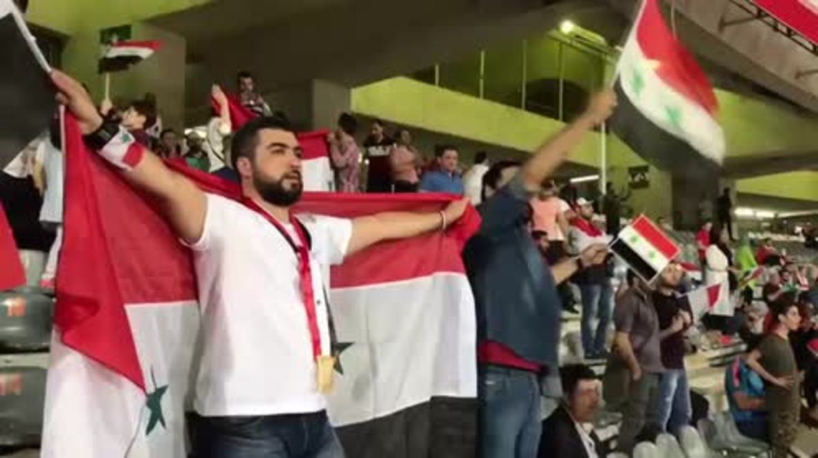 Iran: Syrian fans pull Mexican waves as national team gets closer to World Cup