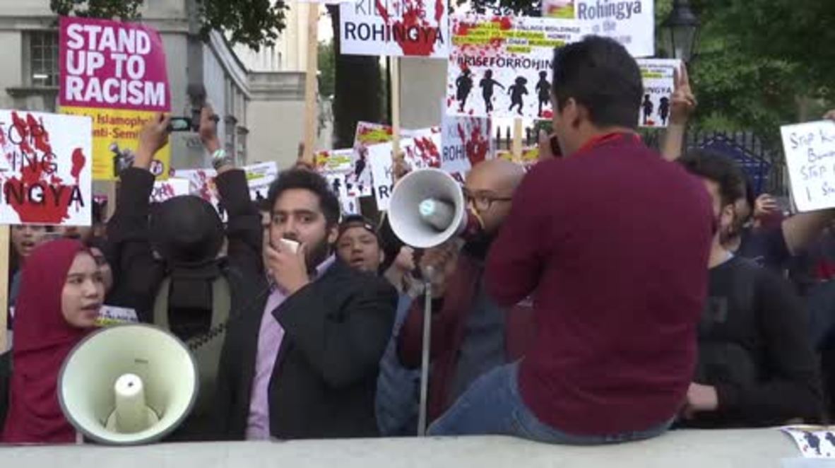 UK: Protesters demand UK pressures Myanmar to stop persecution of Rohingya