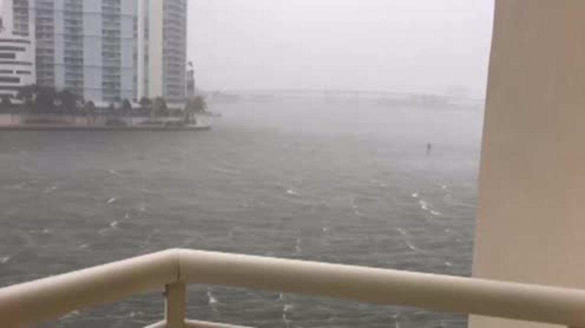 USA: Howling winds wobble Miami as hurricane Irma heads to Florida