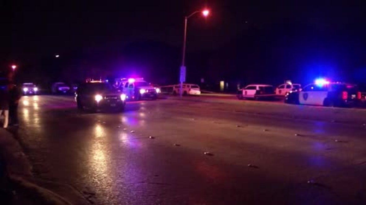 USA: Police cordon off scene after 8 people shot dead in Texas