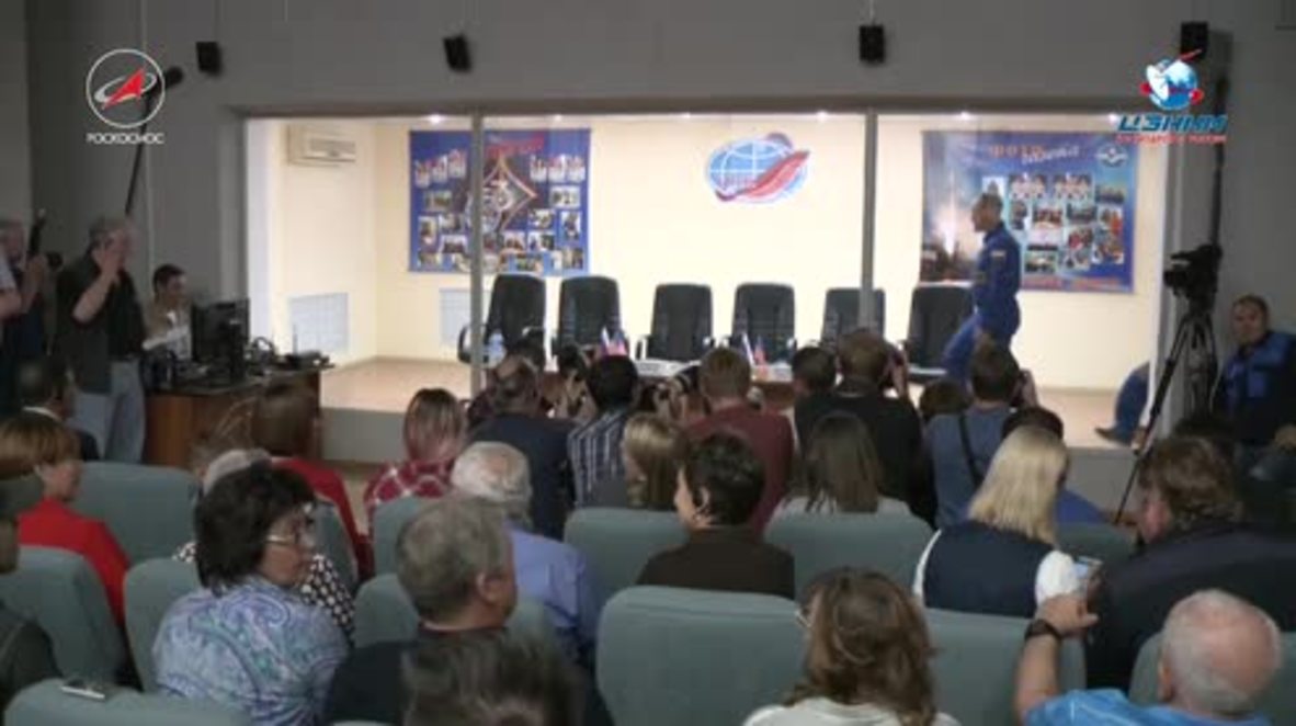 Kazakhstan: ISS Expedition 53-54 holds pre-flight press conference in Baikonur