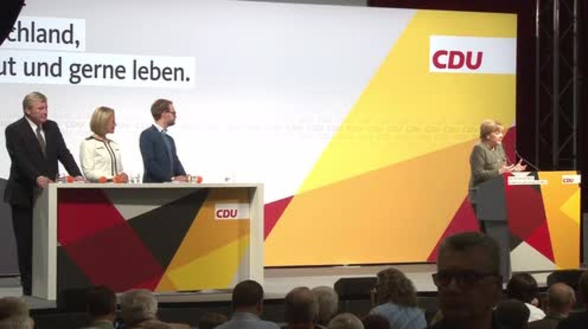 Germany: 'To strengthen Europe is to strengthen Germany' - Merkel rallies in Lower Saxony