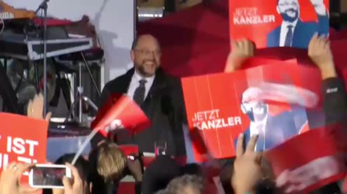Germany: 'Help me' - Schulz to supporters at Munich campaign rally