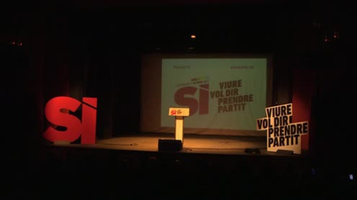 Spain: Pro-independence parties rally in Barcelona ahead of referendum