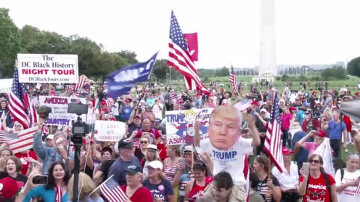 USA: Pro-Trump 'Mother of all rallies' draws hundreds in D.C.