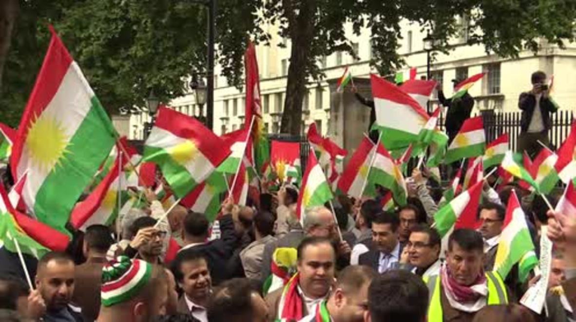 UK: 'They must help us' - protesters call on UK govt. to support Kurdish independence vote