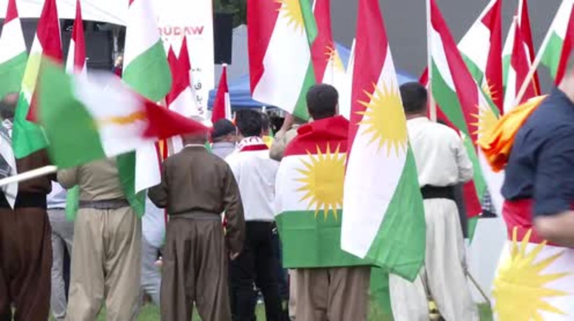 USA: Hundreds rally in support of Kurdish independence referendum
