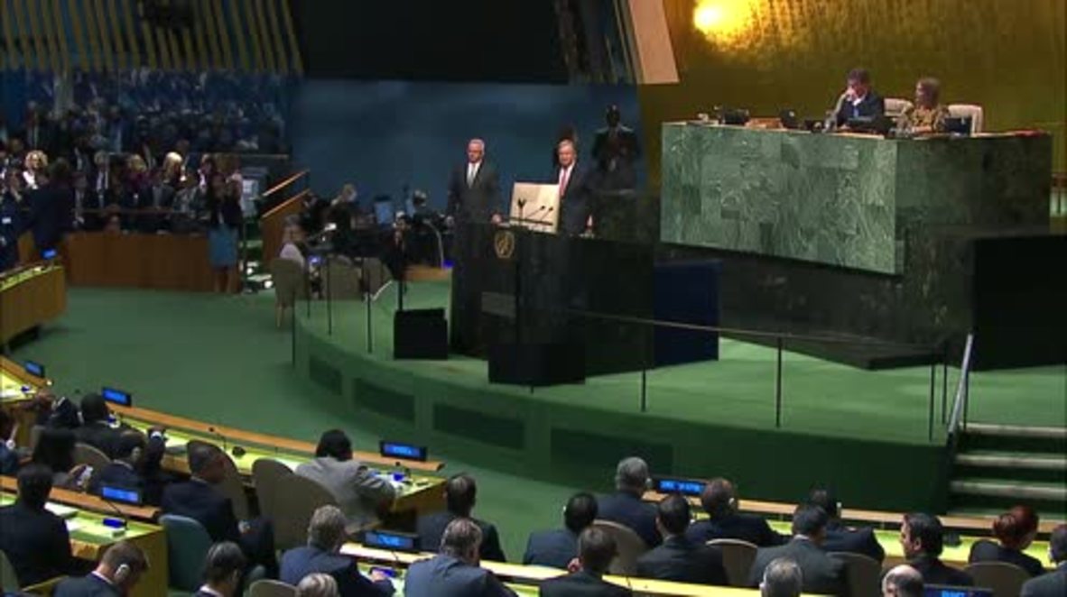 UN: Guterres condemns N. Korea's nuclear tests and Myanmar crisis as 72nd UNGA kicks off