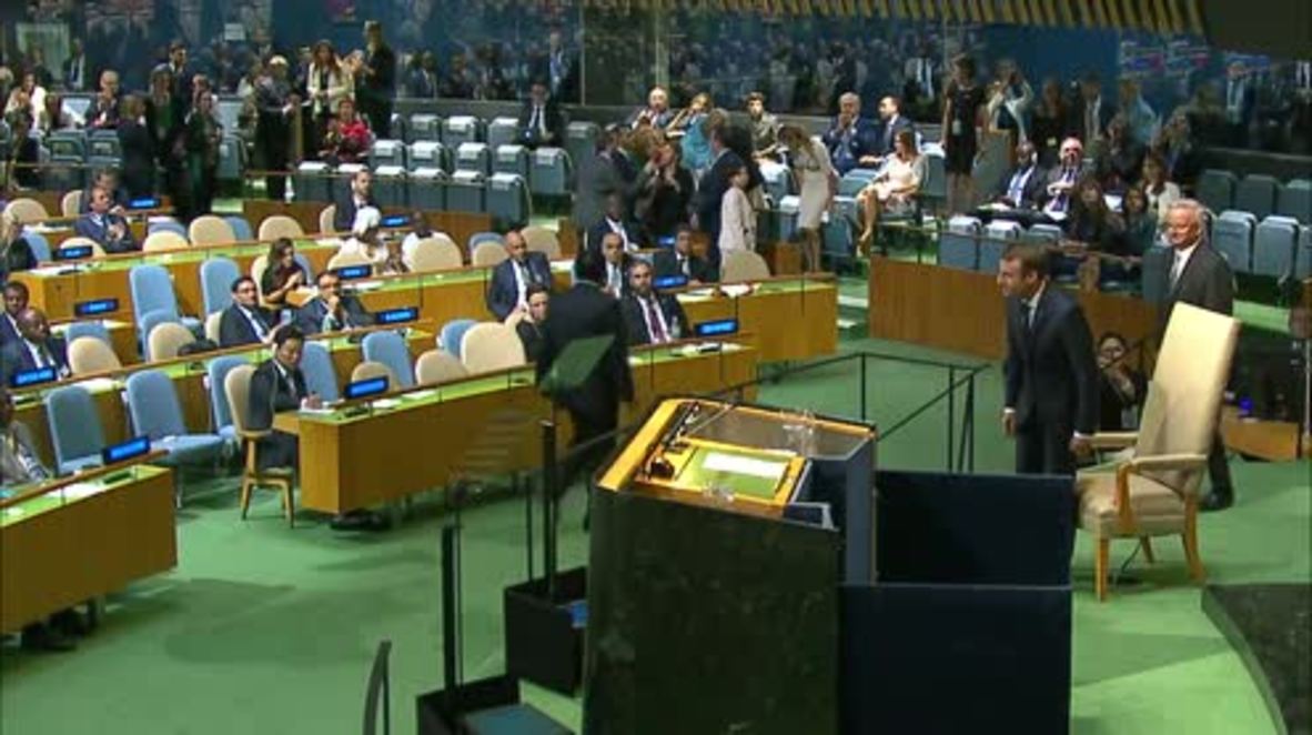 UN: Paris climate accord ‘will not be renegotiated’ – Macron at UNGA