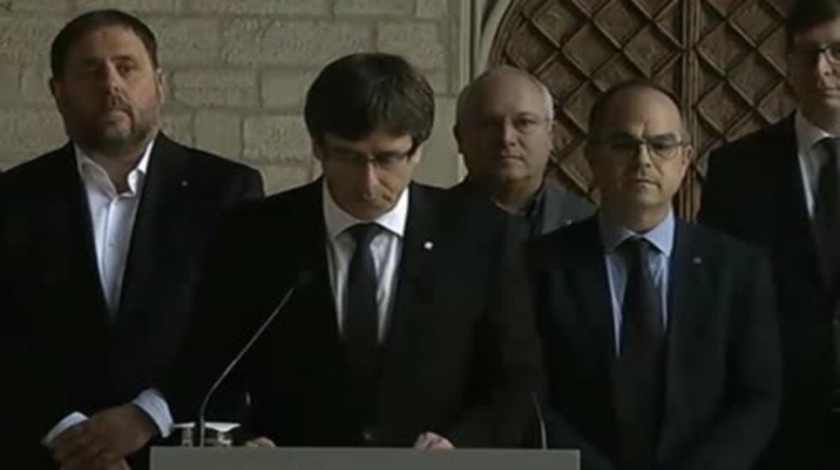 Spain: Catalan govt. targeted with 'coordinated aggression' by Spanish state, police - Puigdemont