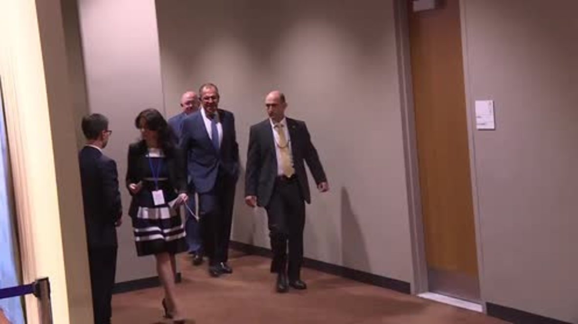 UN: Lavrov and other P5+1 leaders meet to discuss Iran's nuclear programme