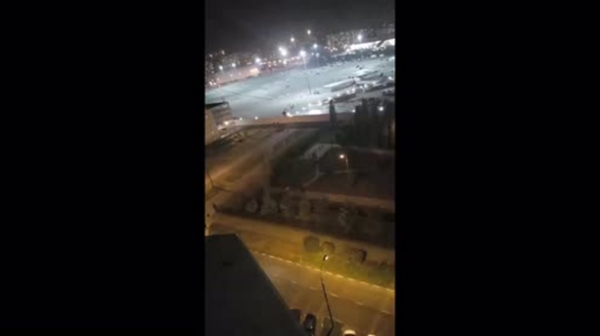 Russia: Police shut down brawl between migrant workers and trade centre security