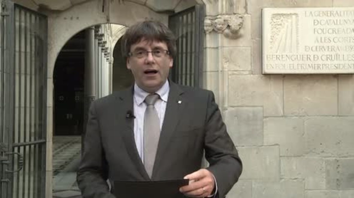 Spain: ‘Rajoy crossed too many red lines’ - Puigdemont fire up Catalans ahead of referendum
