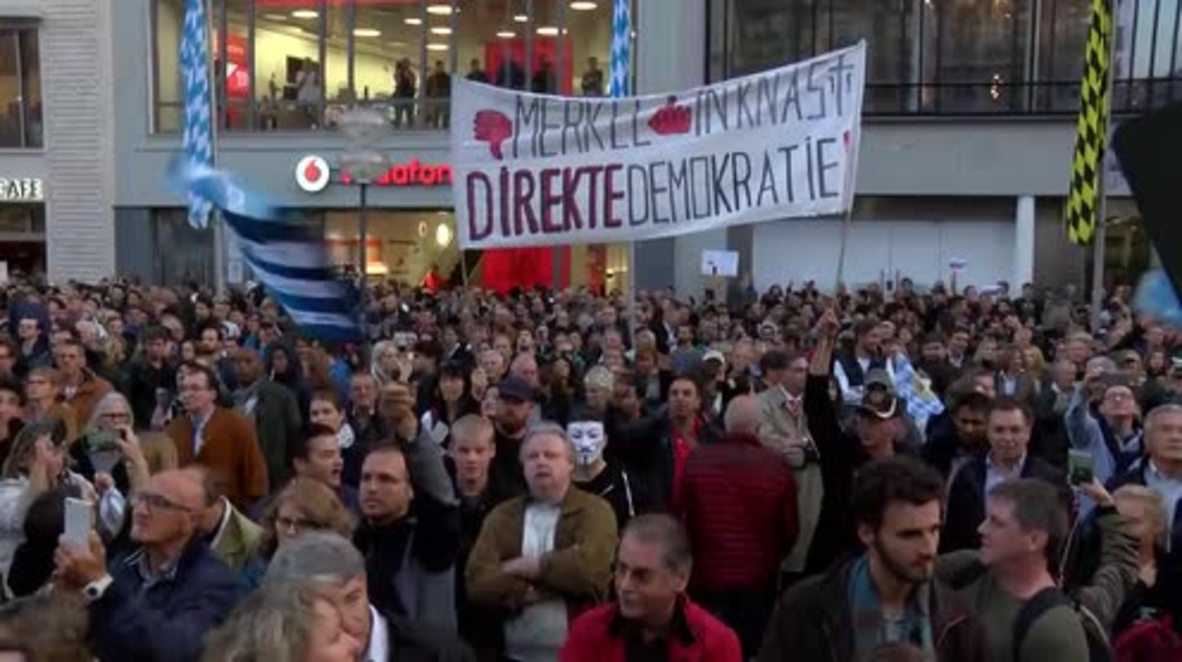 Germany: Merkel booed and heckled in Munich at final rally ahead of elections