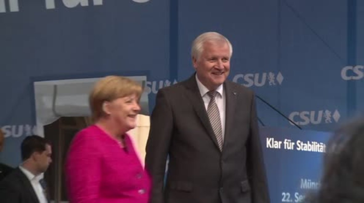Germany: Merkel heckled during final campaign rally in Munich