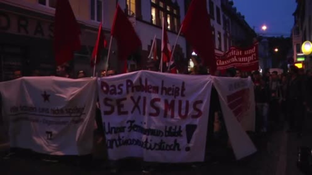 Germany: Anti-AfD supporters rally against election results in Freiburg