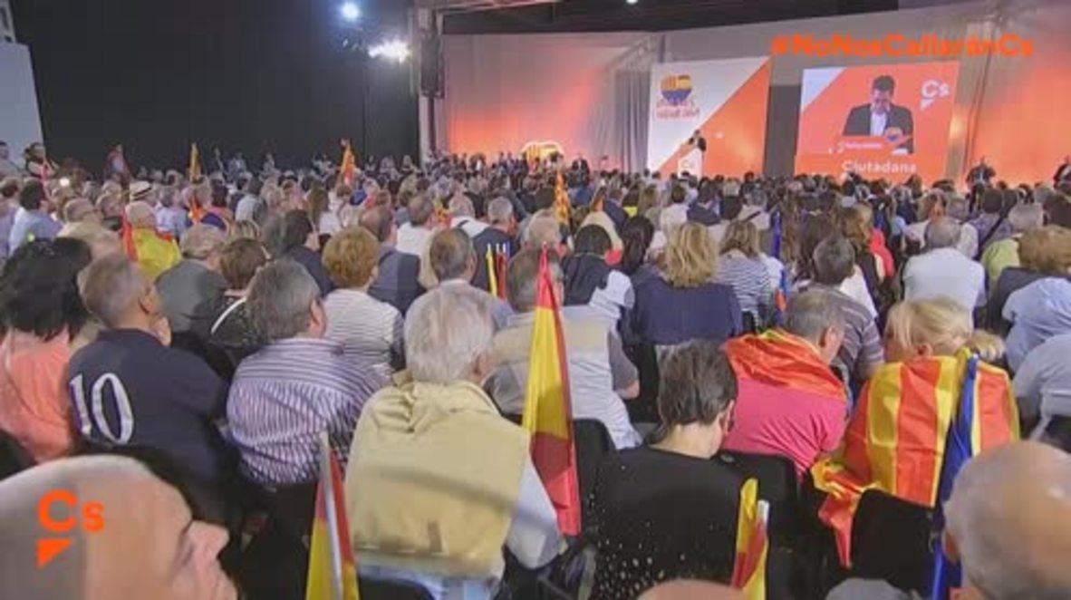 Spain: They are 'perpetrating a coup d'etat' - Citizens party denounce independence referendum